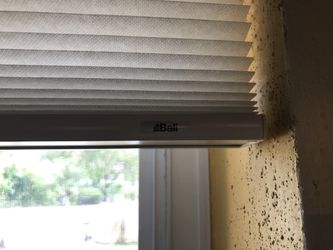 Bali Custom blind for bath window.