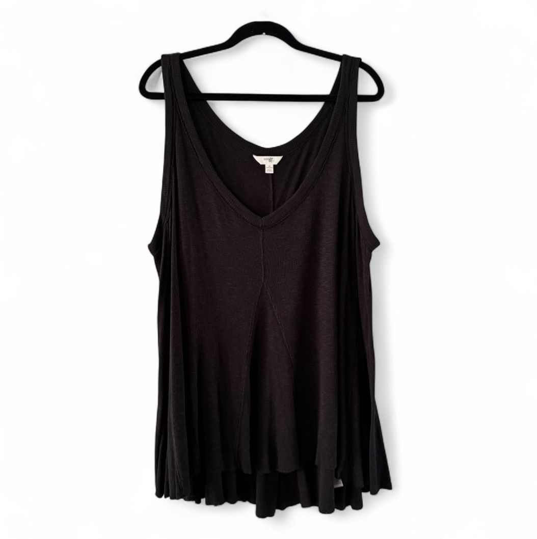 Terra & Sky Black Sleeveless Top