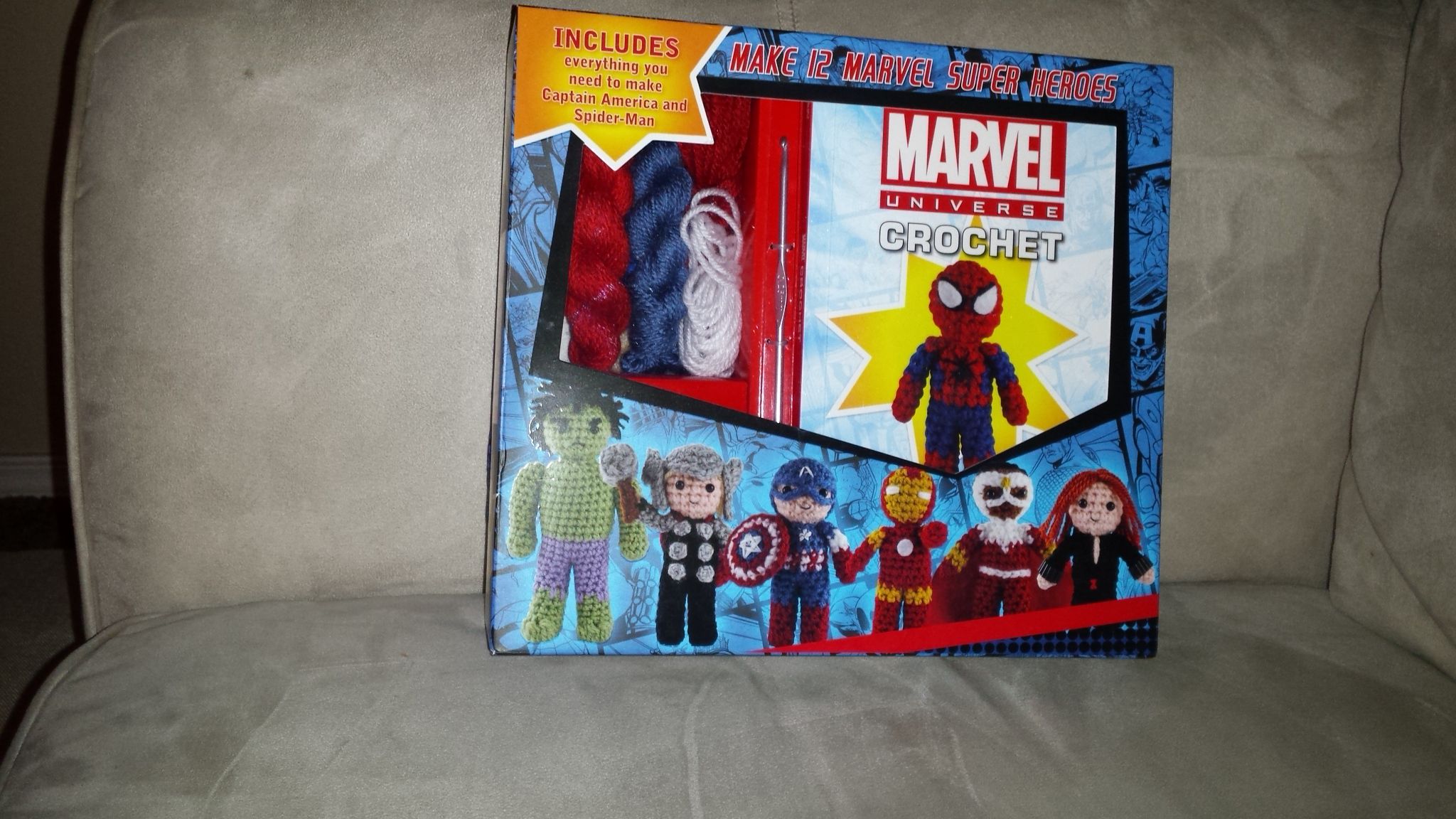Marvel universe crochet kit