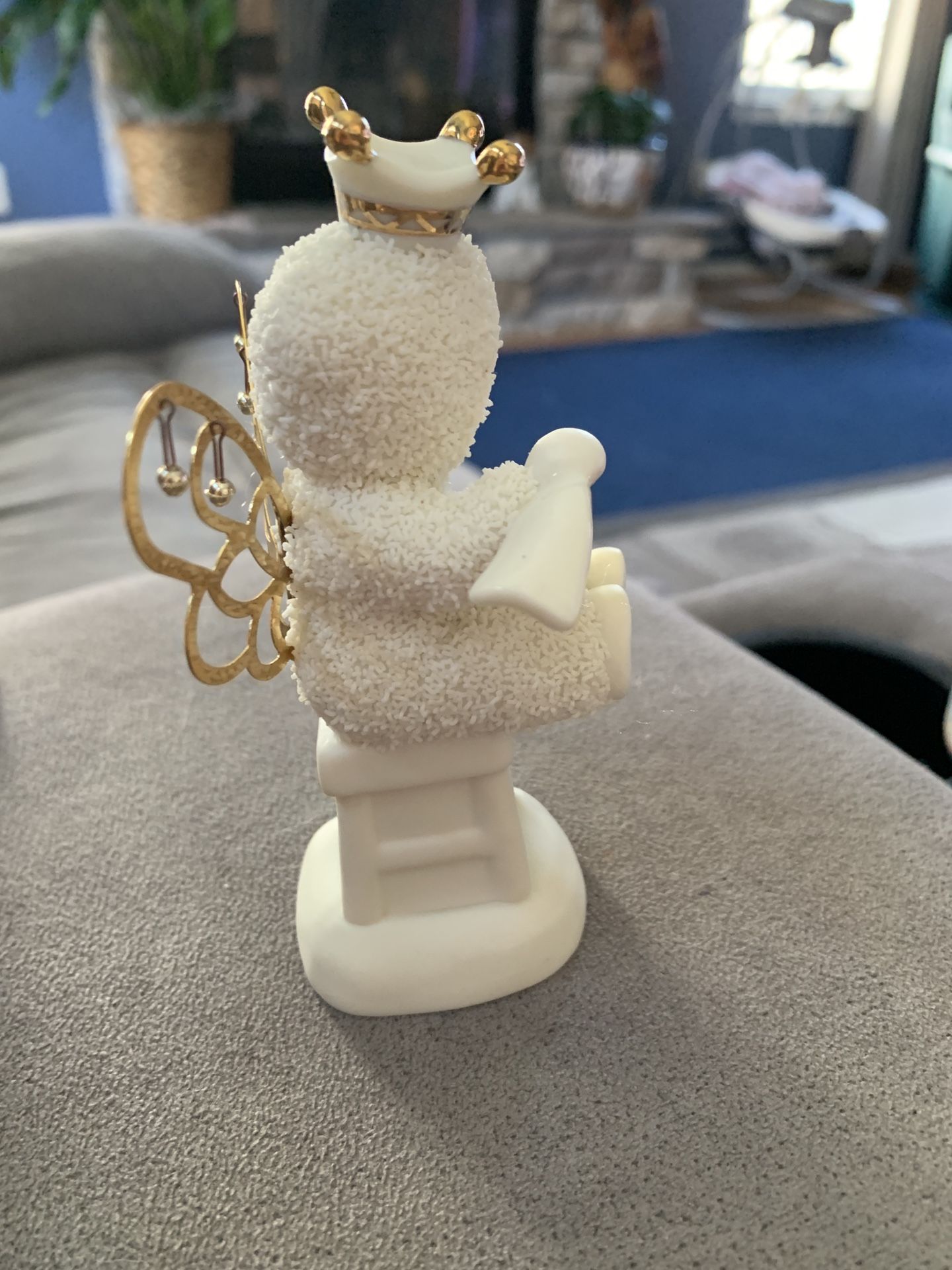 Dept 56 Snow-babies “Do What You Love” Crown and Wings 2002 retired