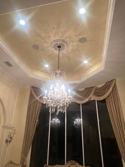 Large Luxury Crystal Chandelier – Elegant Statement Piece – $1,900 OBO - $1,900 (Parkland)