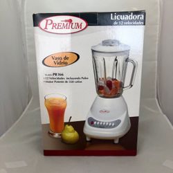 Premium 12-Speed Glass Jar Blender