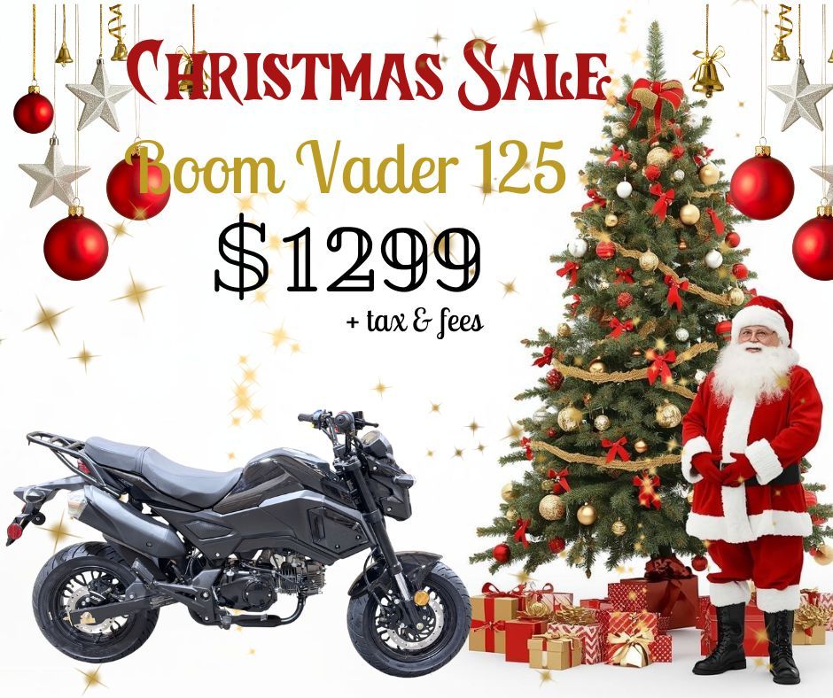 Christmas Savings! 125cc Mini Motorcycle 4 Speed
