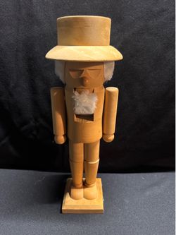 Vintage Steinbach Volkskunst Unfinished Nutcracker