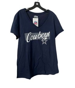 Women’s Navy Dallas Cowboys Shirt Size L