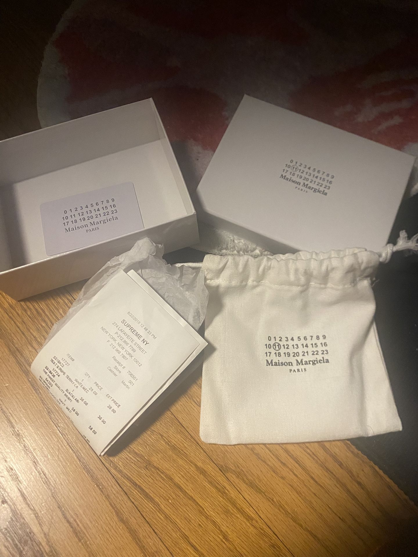 Maison Margiela X Supreme Receipt Wallet