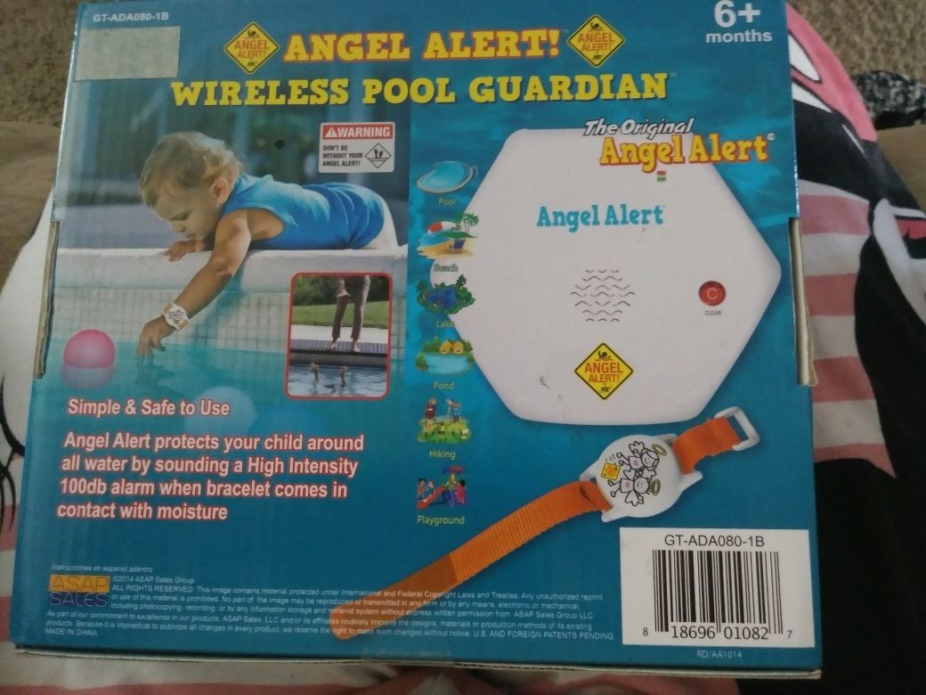 Angel alert Wireless pool Guardian brand new