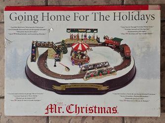 Mr Christmas Going Home For The Holidays Animated Train Musical 