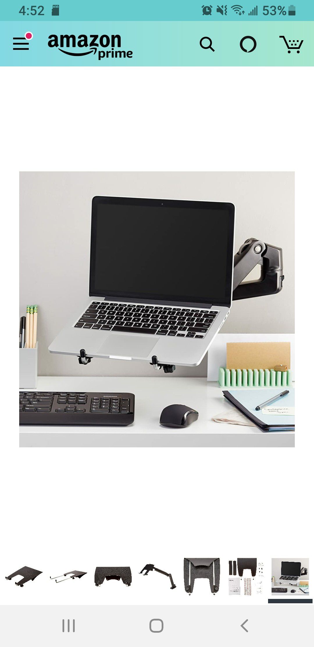 Laptop Stand arm tray