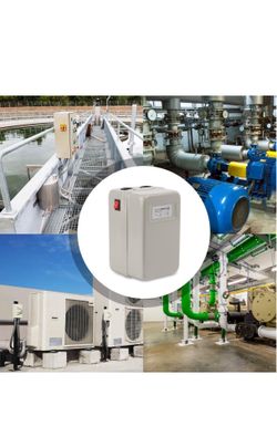 Magnetic Electric Motor Starter - 380V 5.5KW 20-32AMP - 7.5 HP 3 Phase Magnetic Starter for Air Compressor (Rocker Switch)