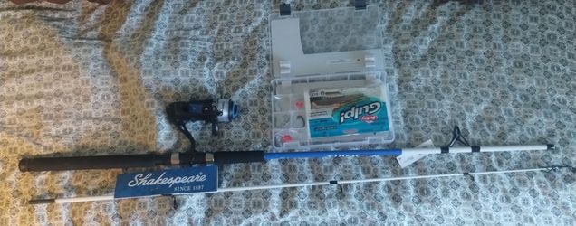 Shakespeare Fishing Rod, Reel & Tackle Box Set