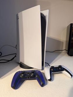 PlayStation 5 Console with Two DualSense Controllers