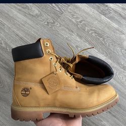 Timberland 10061 Primaloft 400 6" Wheat Nubuck Men Boots Size 10.5 Waterproof