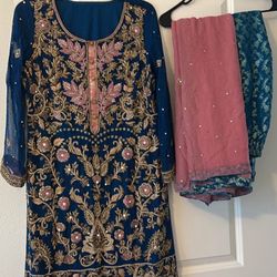 Indian Pakistani 3 Piece Desi Dress