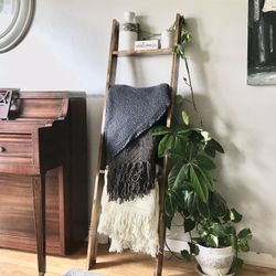 Handmade blanket ladder