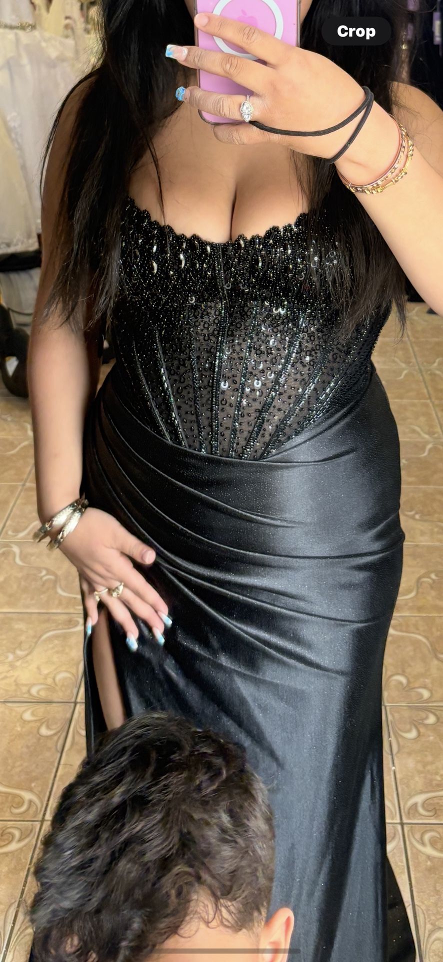 Black Ladivine Prom Dress