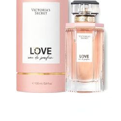 New Victoria's Secret "LOVE" eau de Parfum 3.4 fl oz/100 mL Big Size