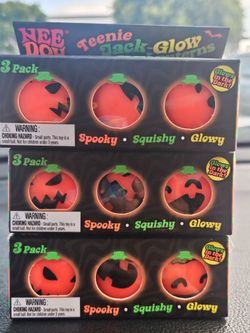 3-PACK-NeeDoh TEENIE Jack-Glow-Lantern