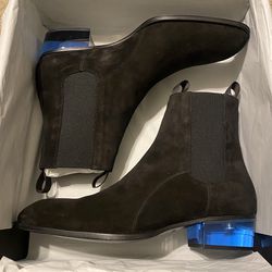 Giuseppe Zanotti Abbey Plexy Black Suede Ankle Boots 42~ MSRP $1250 for Sale in TX - OfferUp
