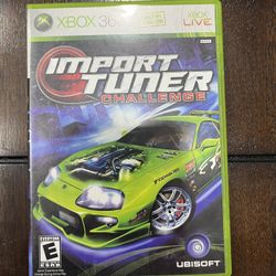 XBOX 360 Import Tuner Challenge Game