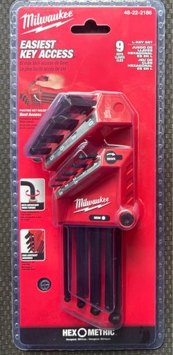 Milwaukee 9-Piece Metric Hex L-Key Set