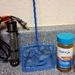 Fish supplies all $15 Pickup Between 2;00-10:45 Rainbow/charleston Cash Only Read Description 