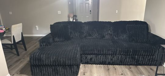 black couch