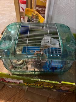 Hamster cage and all accessories