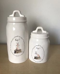 Hip hop Easter bunny Canisters Rae Dunn