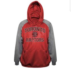 New size XLTALL mens Toronto Raptors fleece/Mesh hoodie