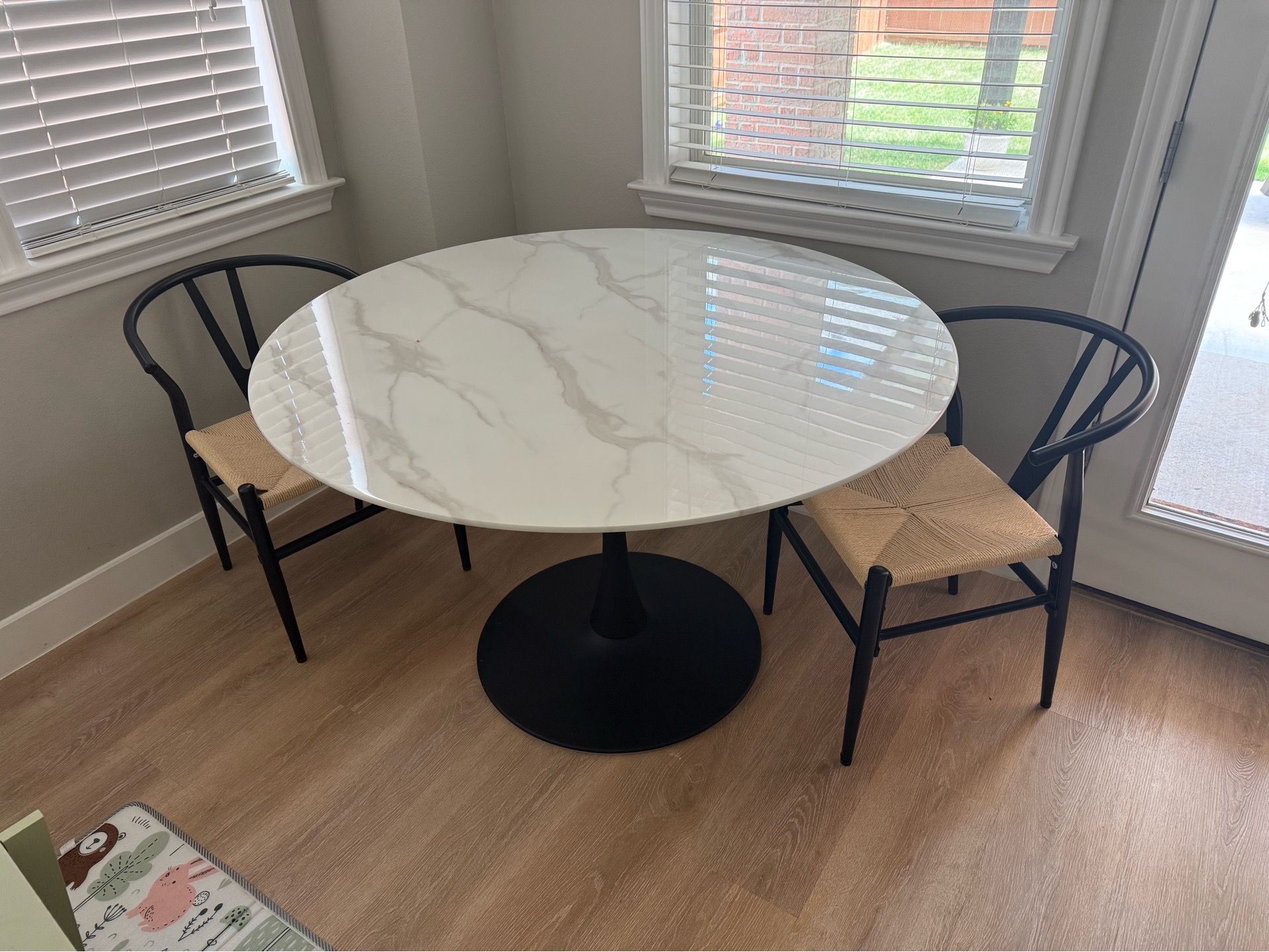 Marble table with chairs - I paid $800