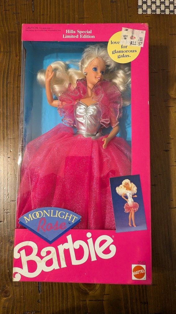 1991 Hills Special Moonlight Rose Barbie 
