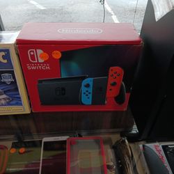 Nintendo Switch  W/ Dock, Controller, Armband, Ends Andall Cables