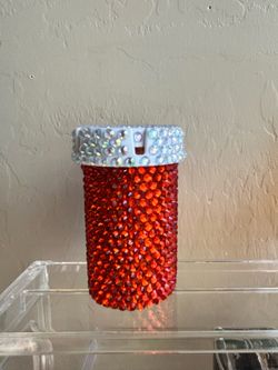Bedazzled pill bottle
