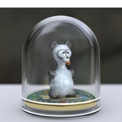 PANDA Murano Glass Maple Leaf 2022 1 oz Pure Silver Coin  Royal Canadian Mint