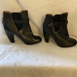 Sporty Black Booties 8.5 -Also In Caramel