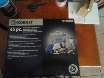 Kobalt Spray Paint Kit New