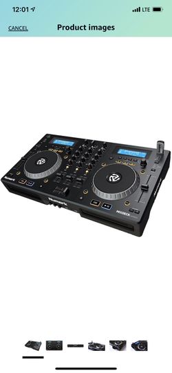 Numark Mixdeck Express | 2-Channel DJ Controller / Standalone Media Player with CD / CD MP3 and USB Playback, Dual Channel Mixer, Multi-Function Jog W
