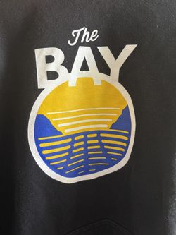 golden state warriors “the bay” hoodie size L