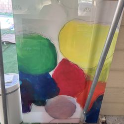 Glass Decor Canvas $$30