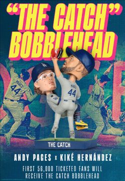 Dodgers Tickets (2) For 9/06 -
The Catch Bobblehead Night
