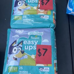Brand New Pampers Easy Ups 2T-3T Diapers 