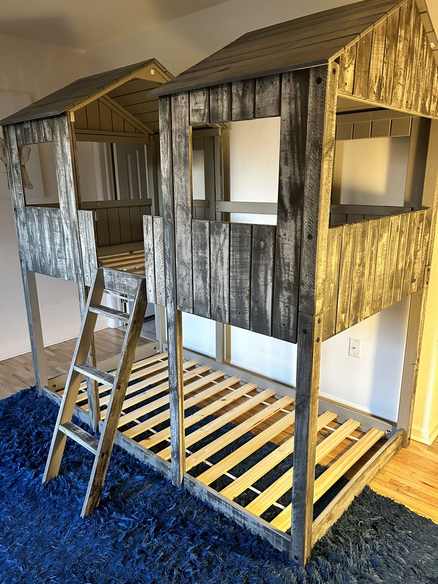 Twin Over Twin Tower Bunk Bed