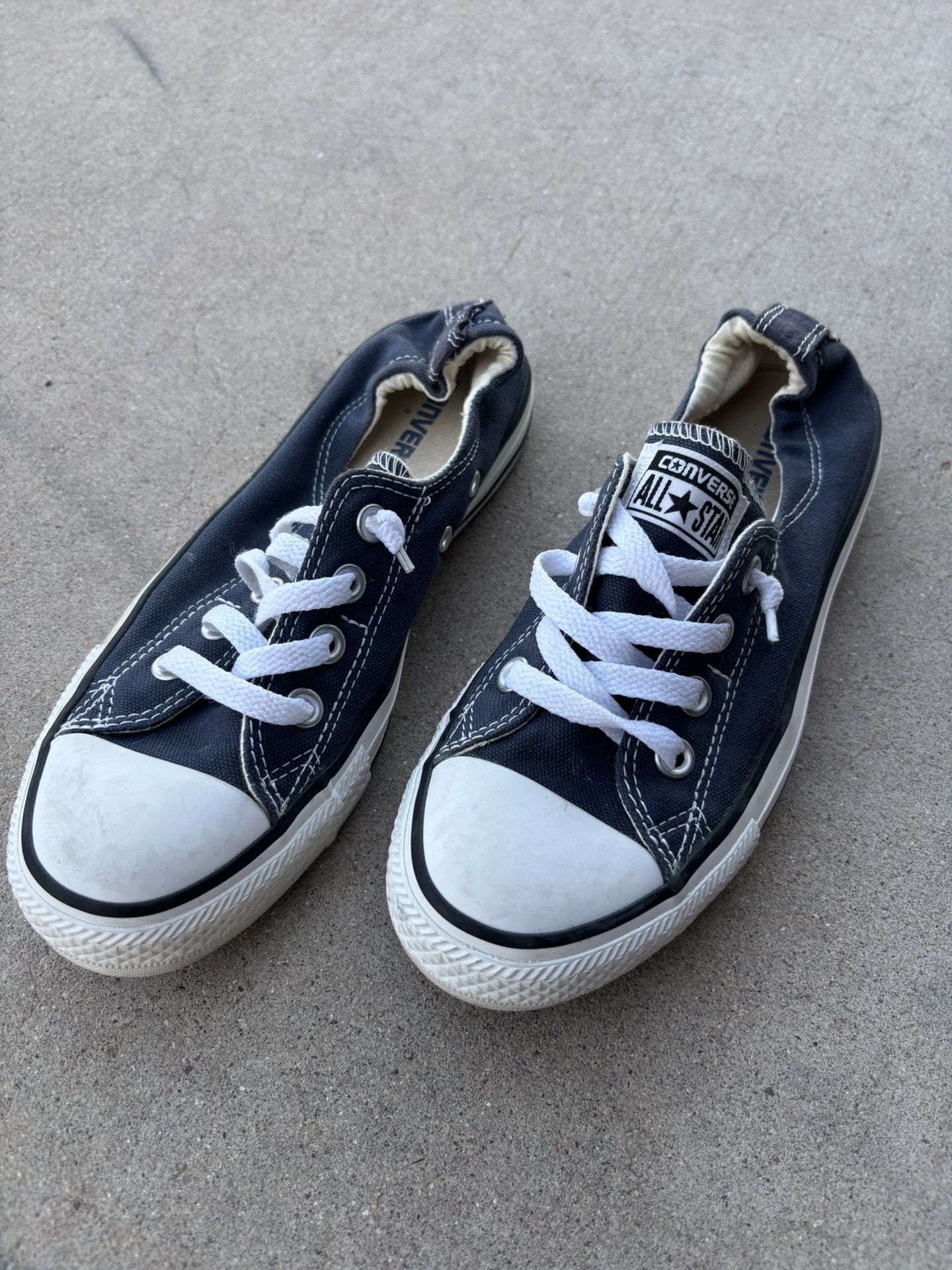 Low Converse Navy