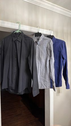 3 Men’s Size Medium Dress Shirts