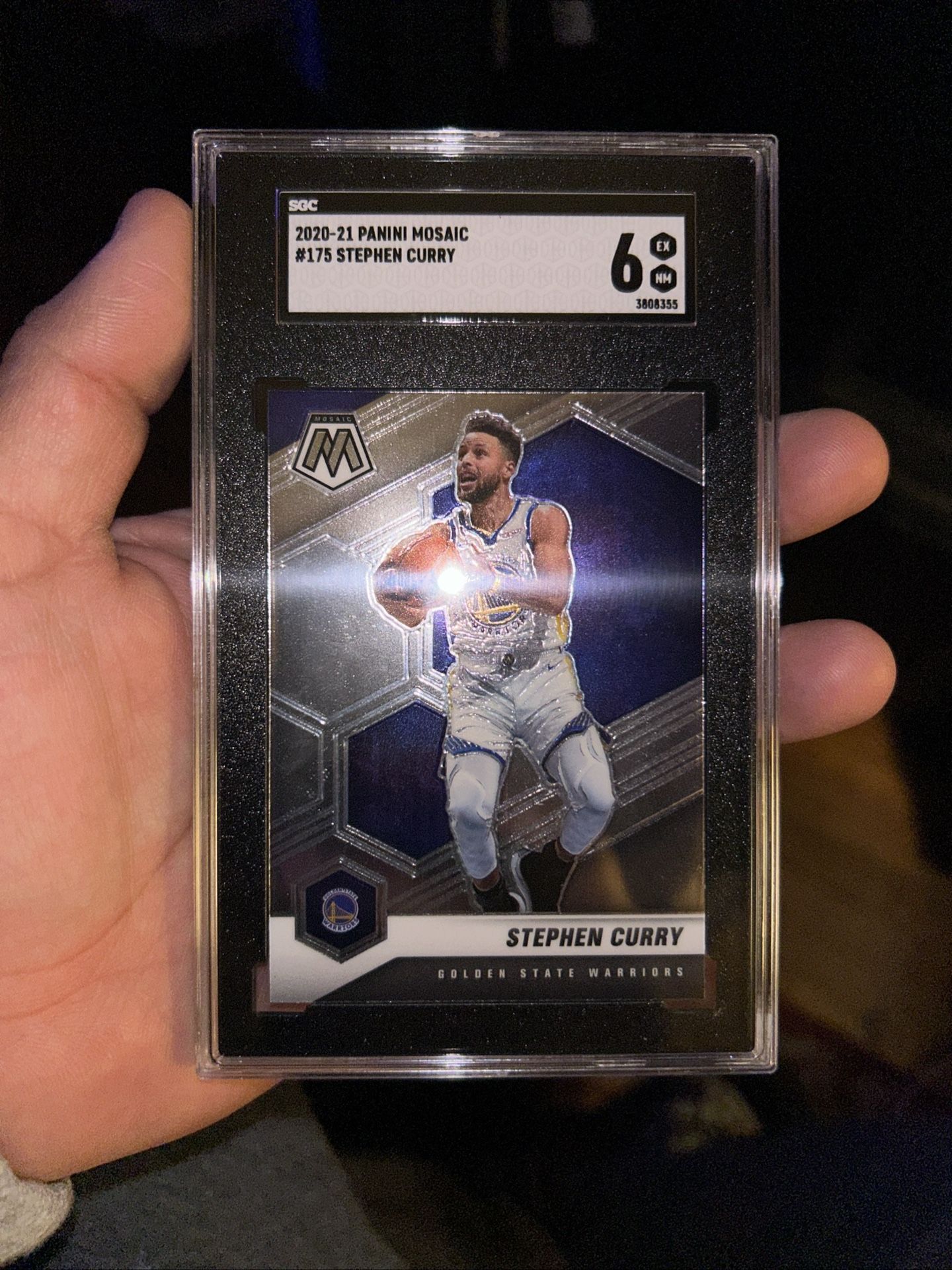 Stephen Curry 2020-2021 Panini Mosaic 