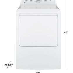 🔥 NEW GE - 7.2 Cu. Ft. Gas Dryer - White GTD42GASJWW