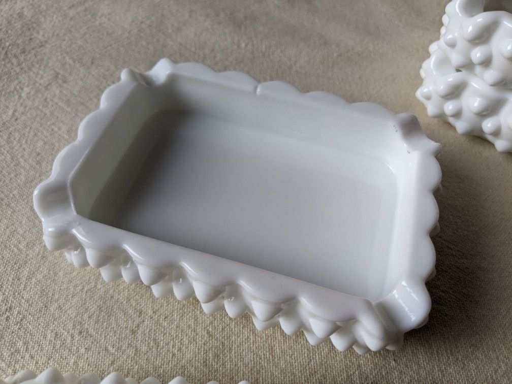 One~ Fenton Hobnail Ashtray