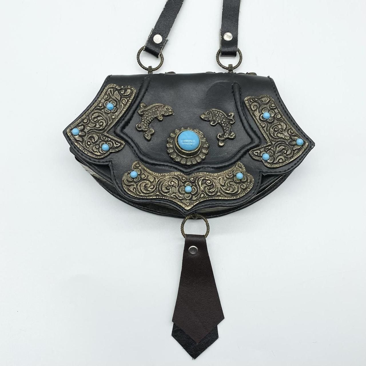 Amazing antique vintage Tibetan purse. (71)66