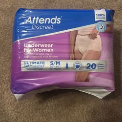 Attends Discrete Underwear For Women 8x